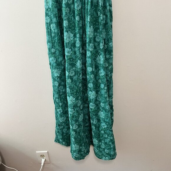 Free People Sweet Nothings Midi Dress in Forest Combo Green Size XS - Picture 5 of 12